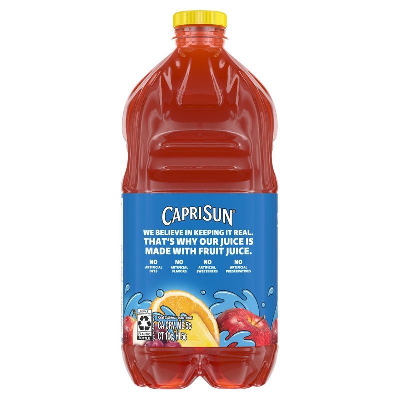Capri Sun Fruit Punch Flavored Juice Drink Blend, 64 fl oz