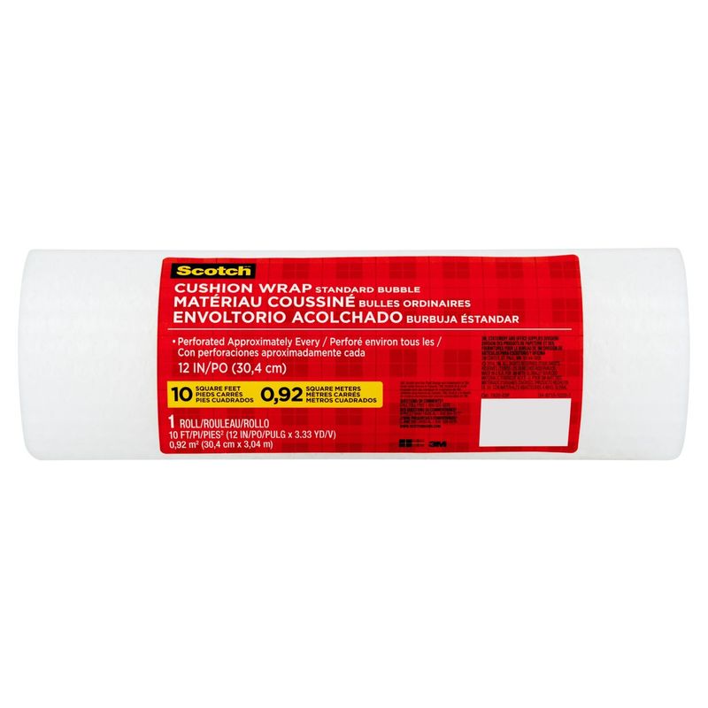 Scotch™ Cushion Wrap, 12 in. x 10 ft., 1 Roll/Pack