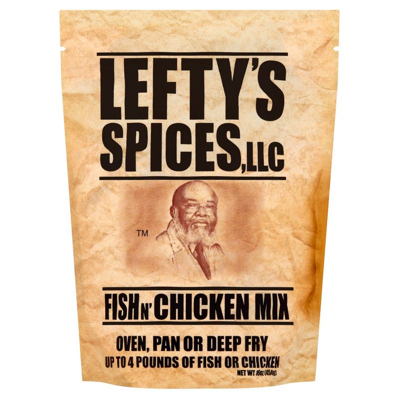 Lefty's Spices, LLC Fish 'n Chicken Mix, 16 oz