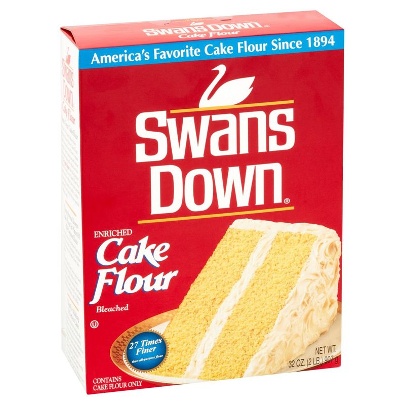 Swans Down Enriched Bleached Cake Flour, 32 oz