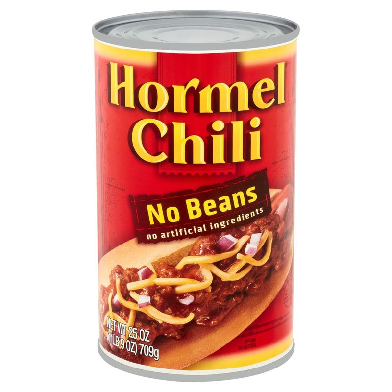 Hormel No Beans Chili, 25 oz