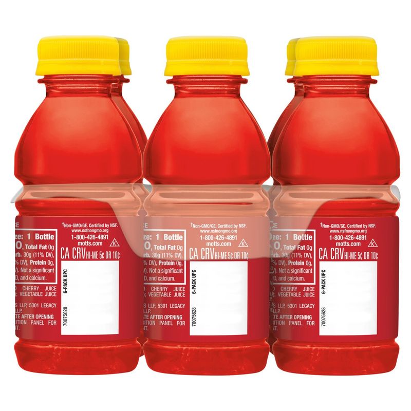 Mott's Fruit Punch 100% Juice, 8 fl oz, 6 count