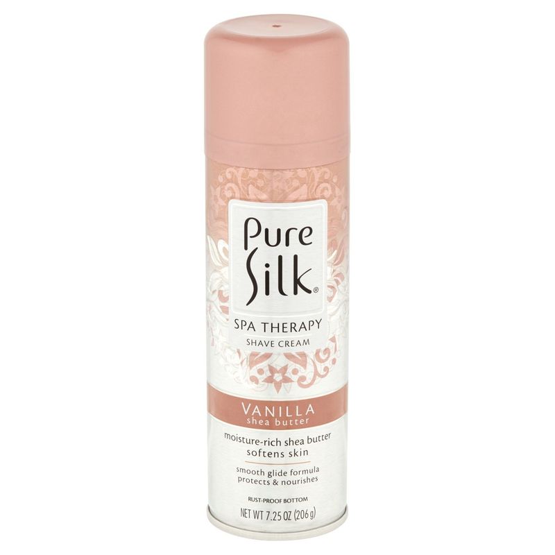 Pure Silk Vanilla Shea Butter Spa Therapy Shave Cream, 7.25 oz