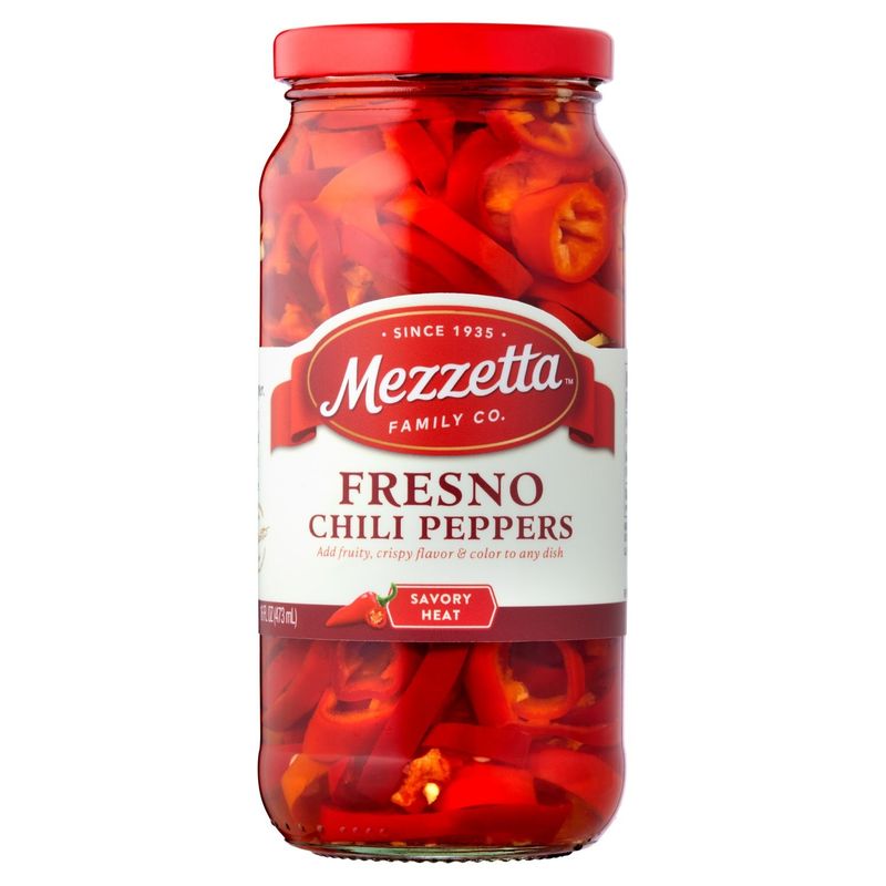 Mezzetta Fresno Chili Peppers, 16 fl oz