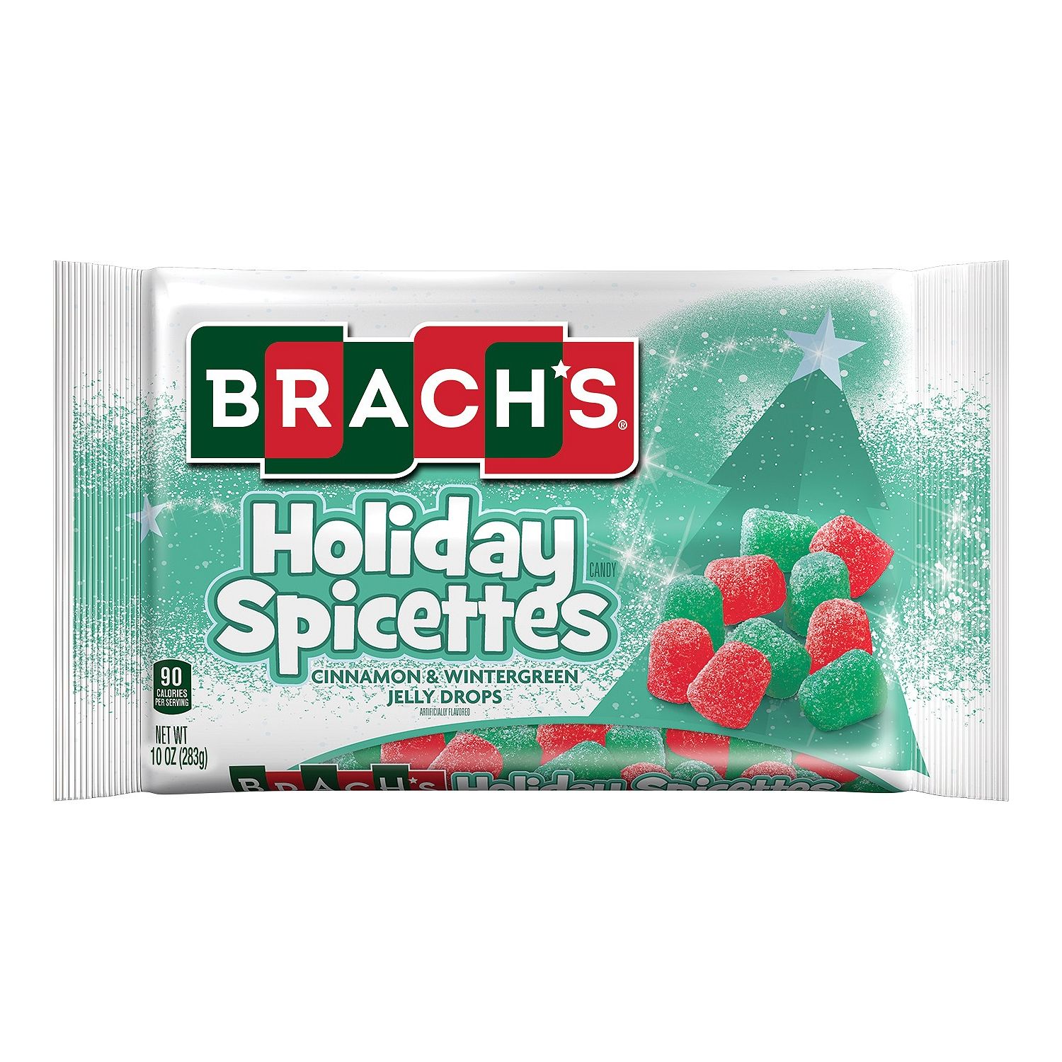 Brach's Holiday Spicettes Cinnamon &amp; Wintergreen Jelly Drops, 10 oz