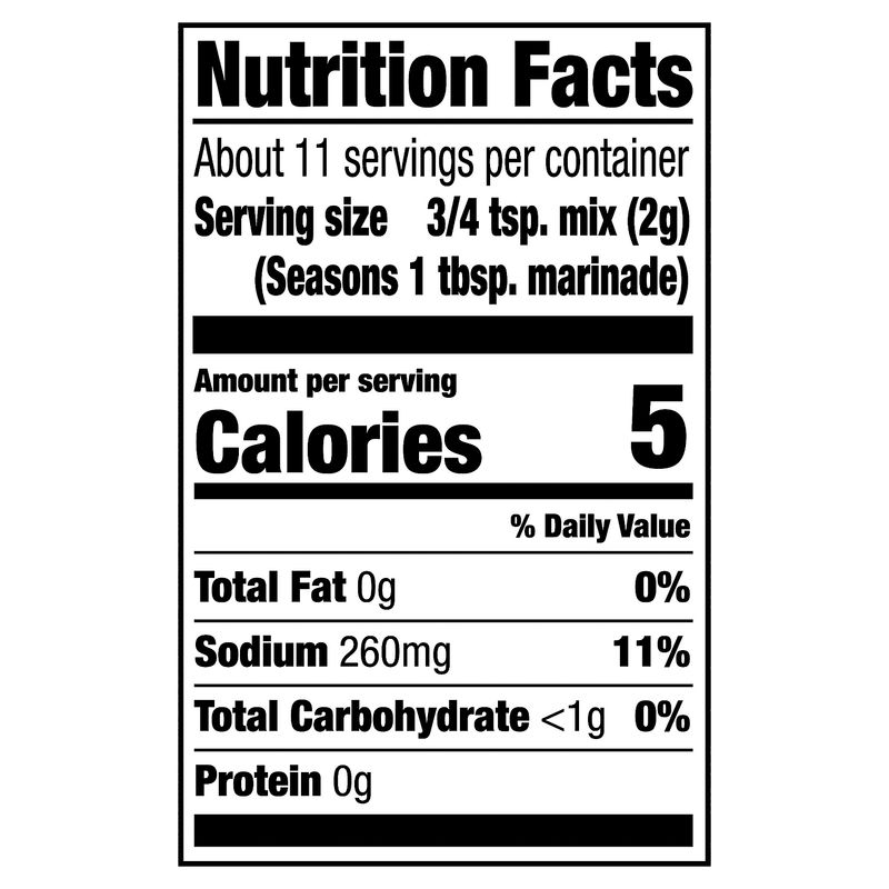 McCormick Grill Mates Tomato, Garlic &amp; Basil Marinade Mix, 0.87 oz