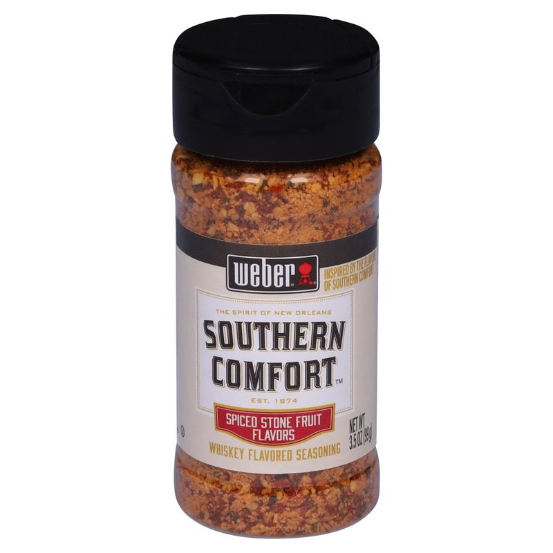 Weber Southern Comfort Spiced Stone Fruit Flavors Whiskey Flavored Seasoning, 3.5 oz