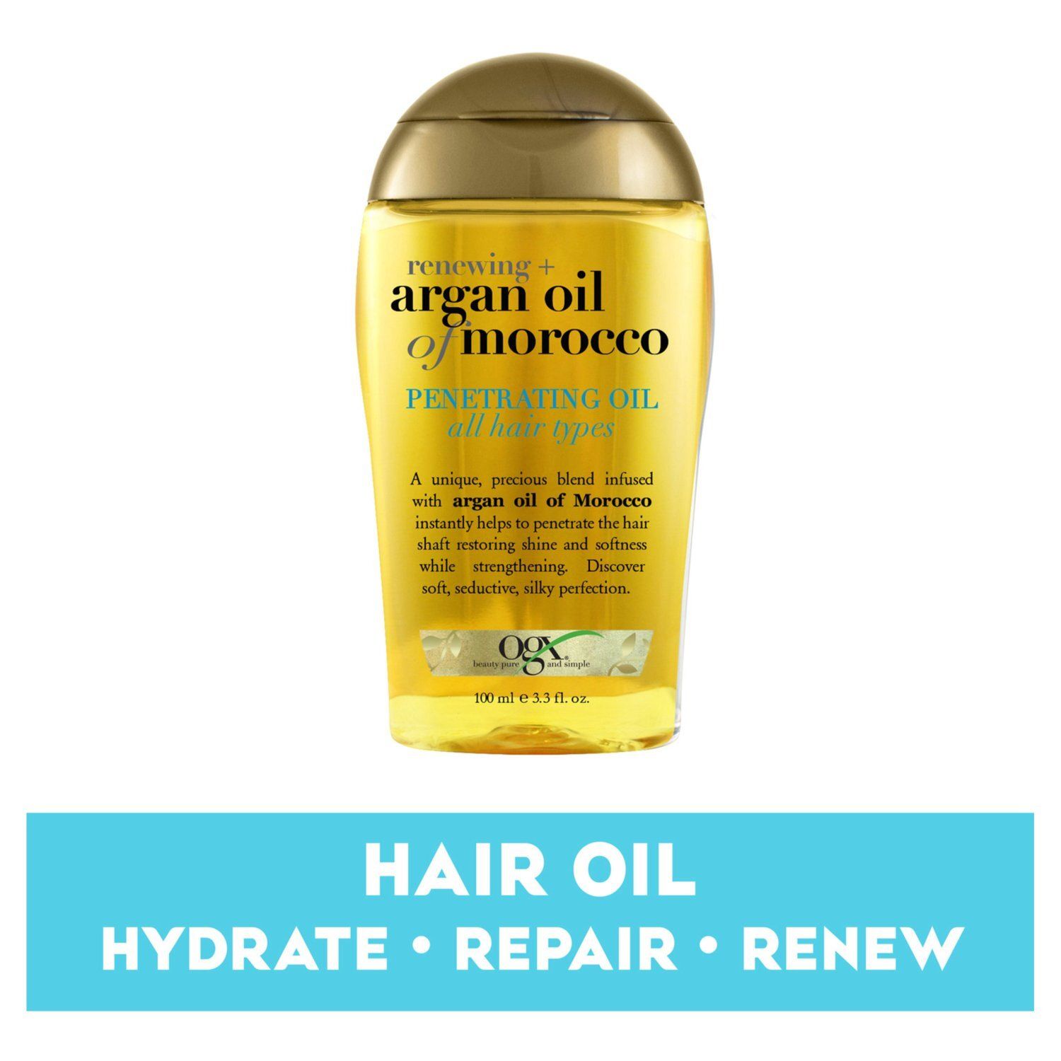 Ogx Renewing + Argan Oil of Morocco Penetrating Oil, 3.3 fl oz