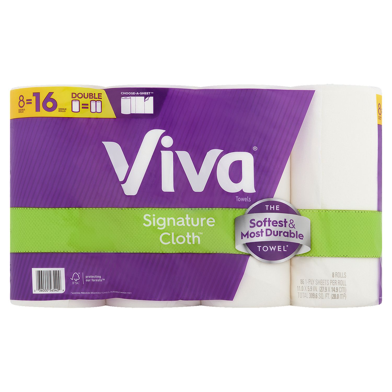 Viva Signature Cloth Towels, 8 count