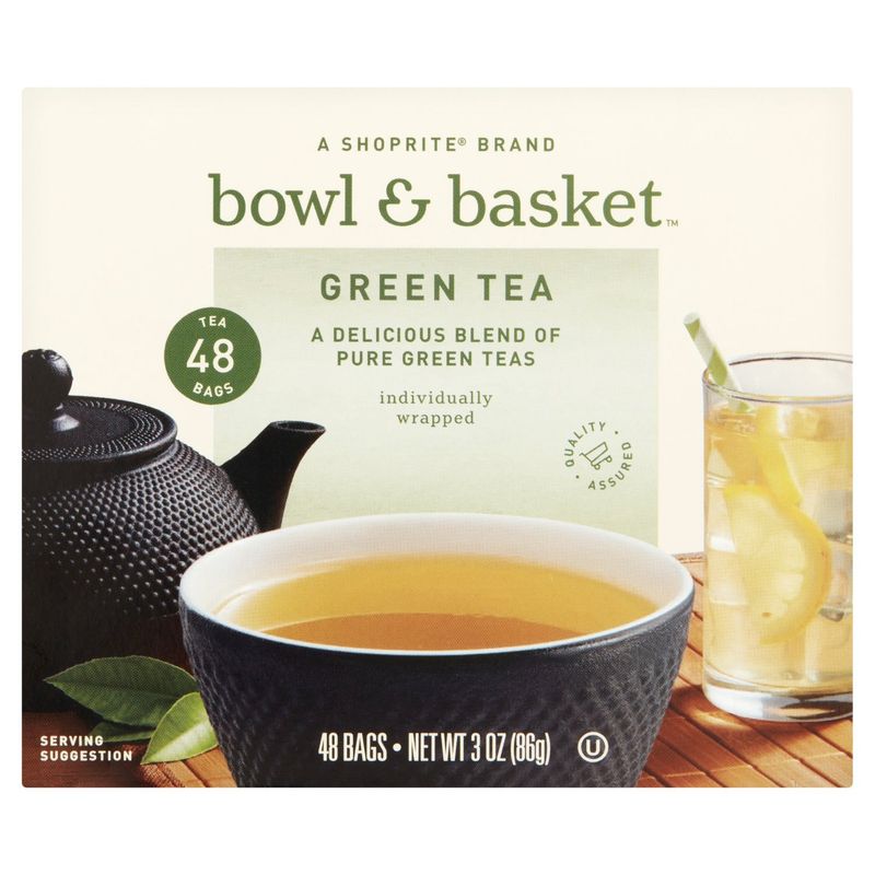 Bowl &amp; Basket Green Tea Bags, 48 count, 3 oz