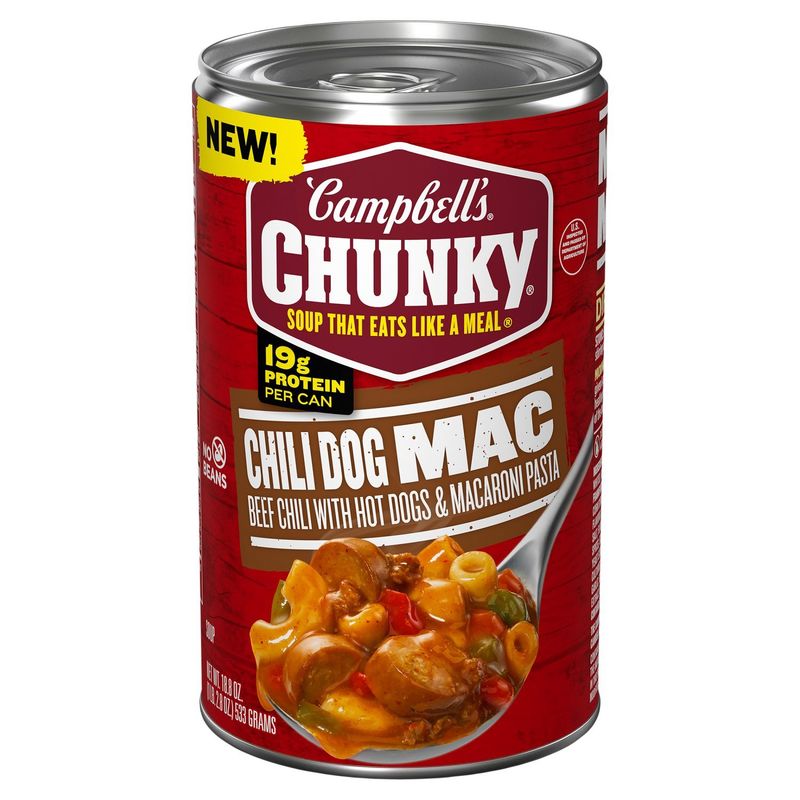 Campbell's Chunky Chili Dog Mac Soup, 18.8 oz