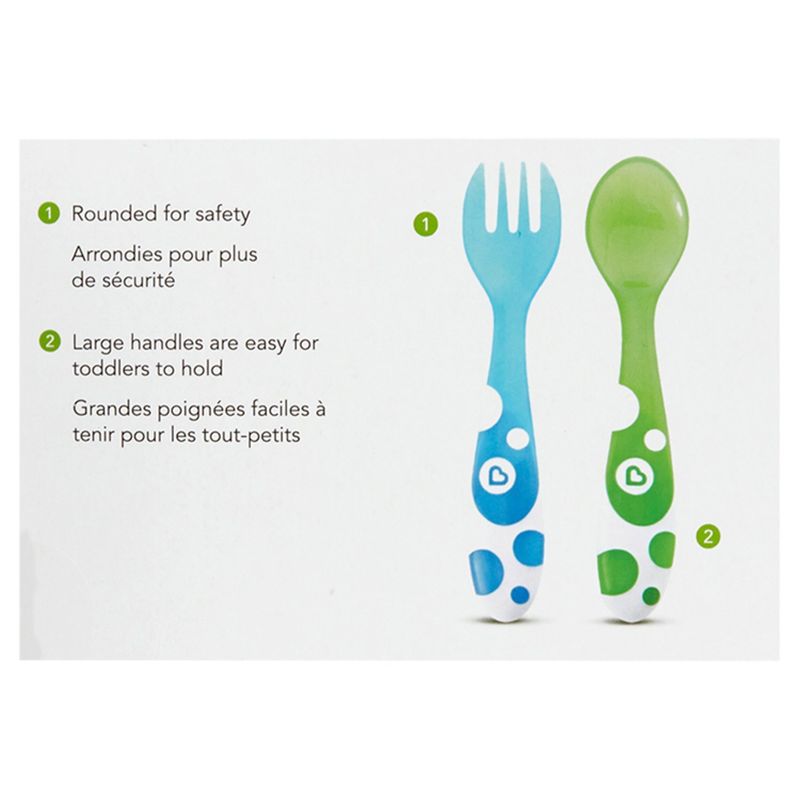 Munchkin Multi Forks &amp; Spoons, 12 M+, 6 count