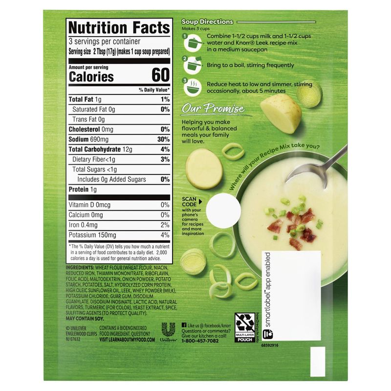 Knorr Soup Mix and Recipe Mix Leek 1.8 oz