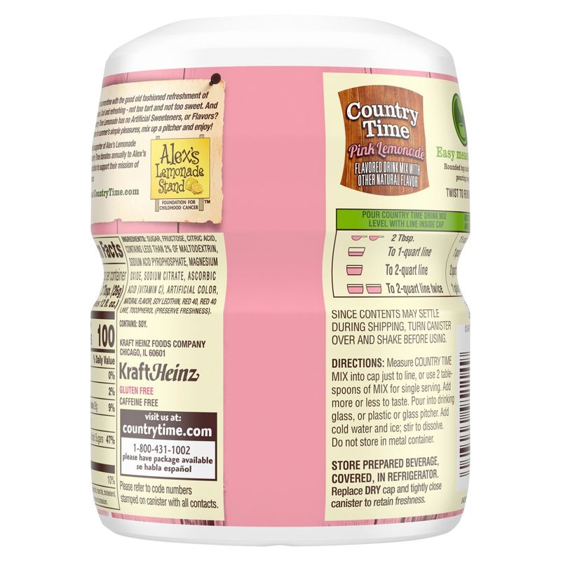 Country Time Pink Lemonade Flavored Drink Mix, 19 oz