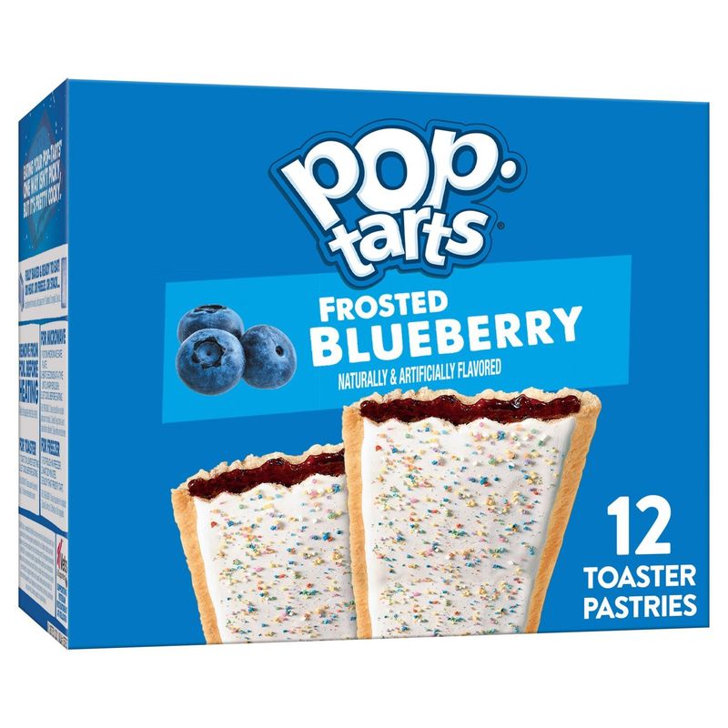 Pop-Tarts Frosted Blueberry Toaster Pastries, 12 count, 20.3 oz