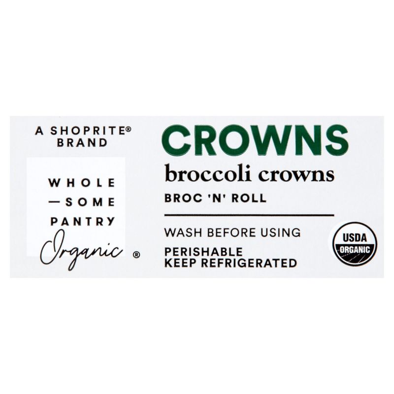 Wholesome Pantry Organic Broccoli Crowns, 1 lb
