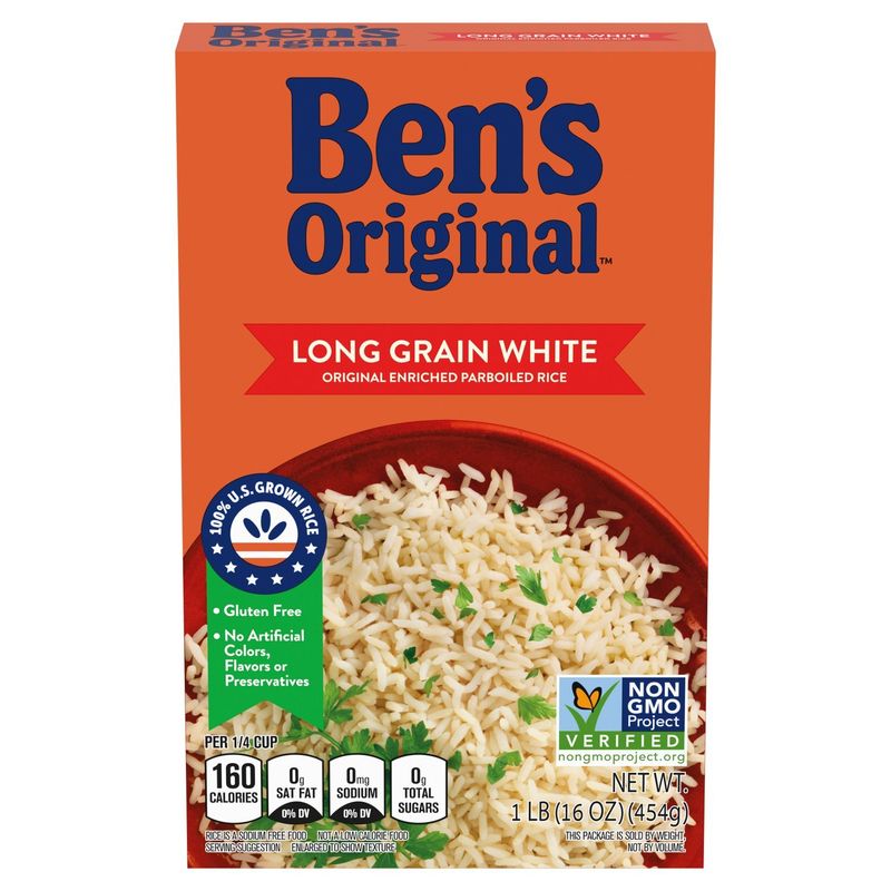 Ben's Original Original Enriched Parboiled Long Grain White Rice, 1 lb