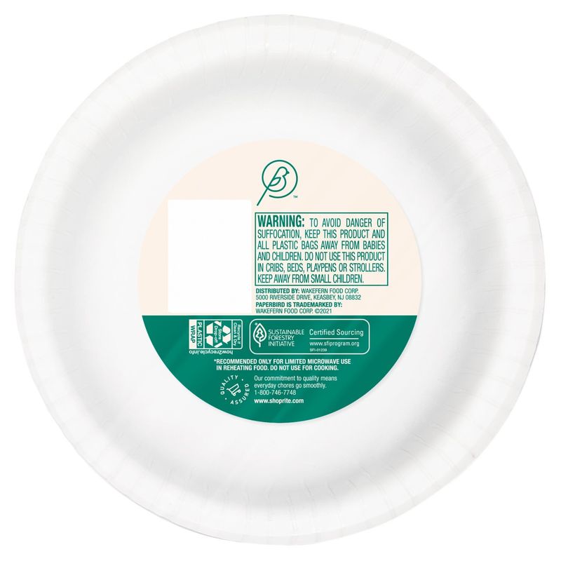 Paperbird 20 Ounce Decorated Strong Everyday Bowls, 24 count