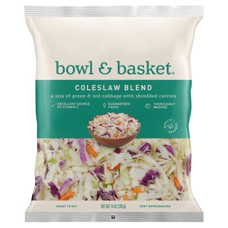 Bowl &amp; Basket Coleslaw Blend, 14 oz
