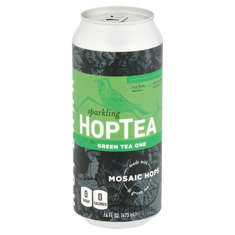 Hoplark Sparkling Hoptea Imperial Green Whole Leaf Tea, 16 fl oz