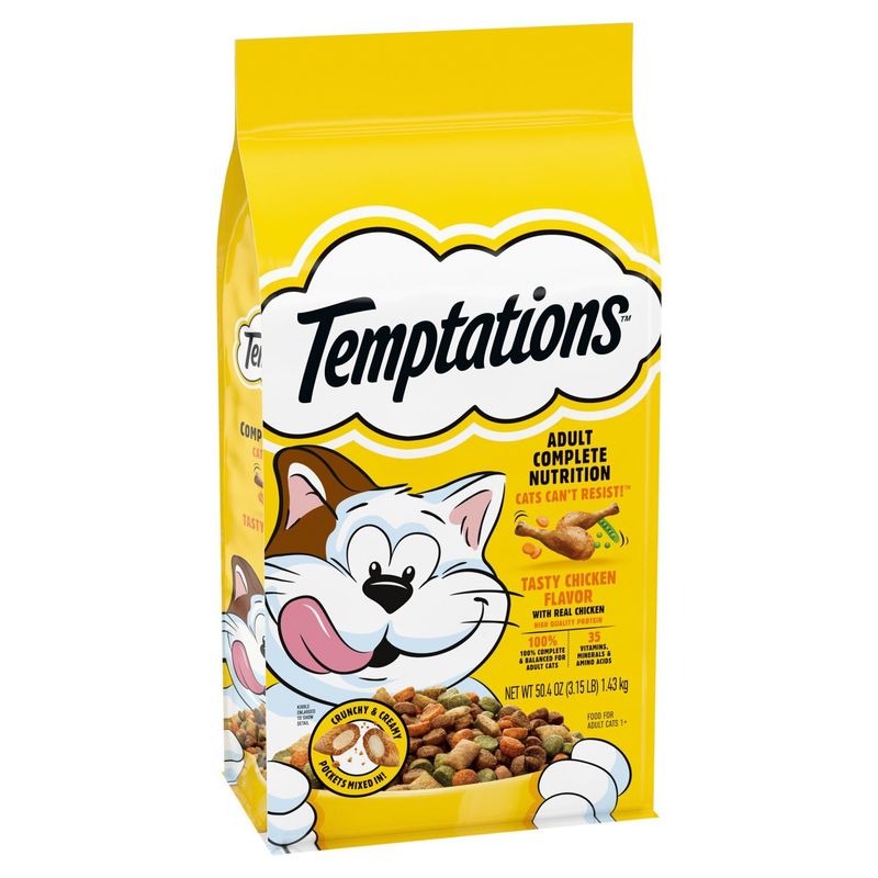 Temptations Tasty Chicken Flavor Food for Adult Cats 1+, 50.4 oz