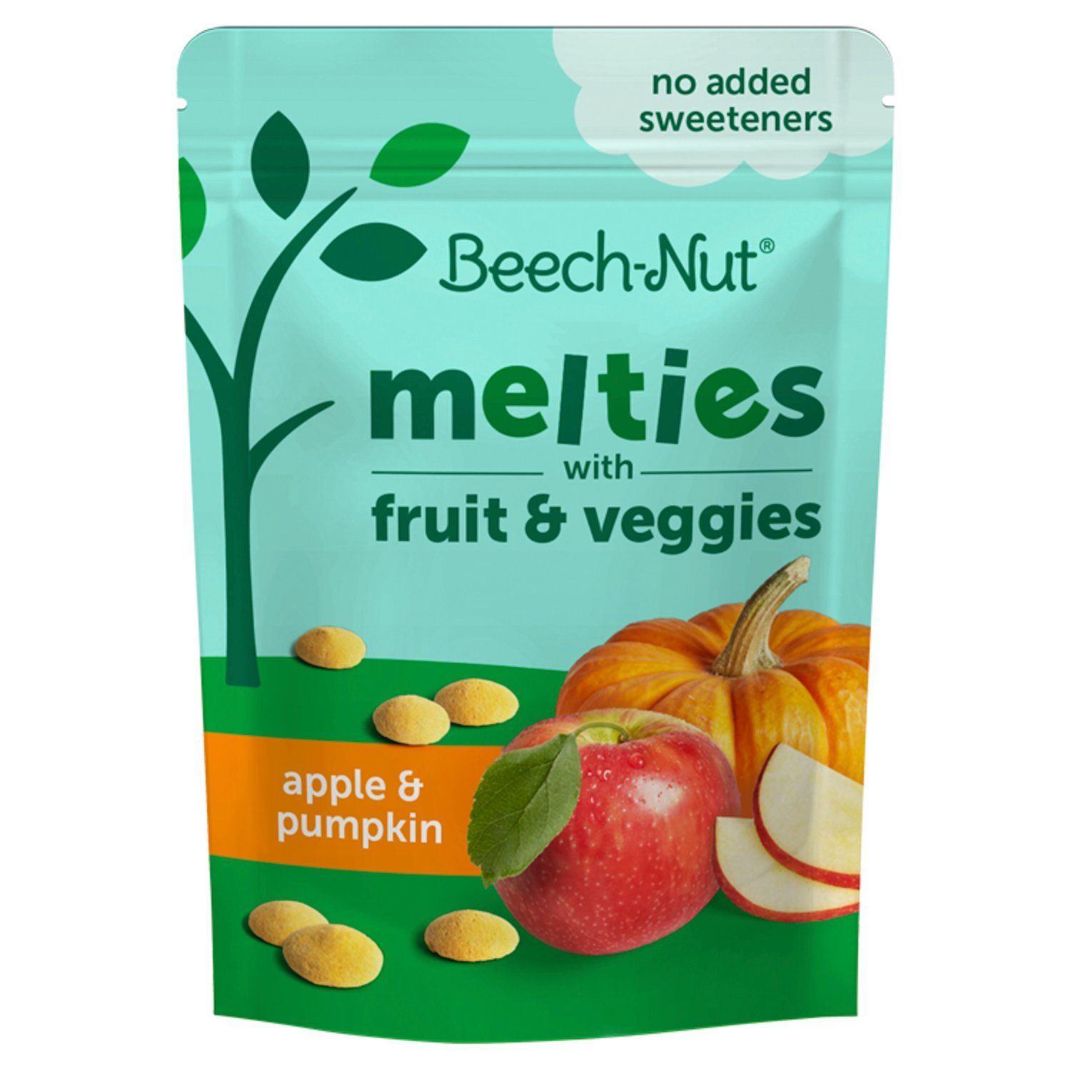 Beech-Nut Apple &amp; Pumpkin Melties with Fruit &amp; Veggies Baby Food, Stage 3, 1 oz