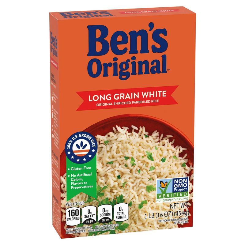 Ben's Original Original Enriched Parboiled Long Grain White Rice, 1 lb
