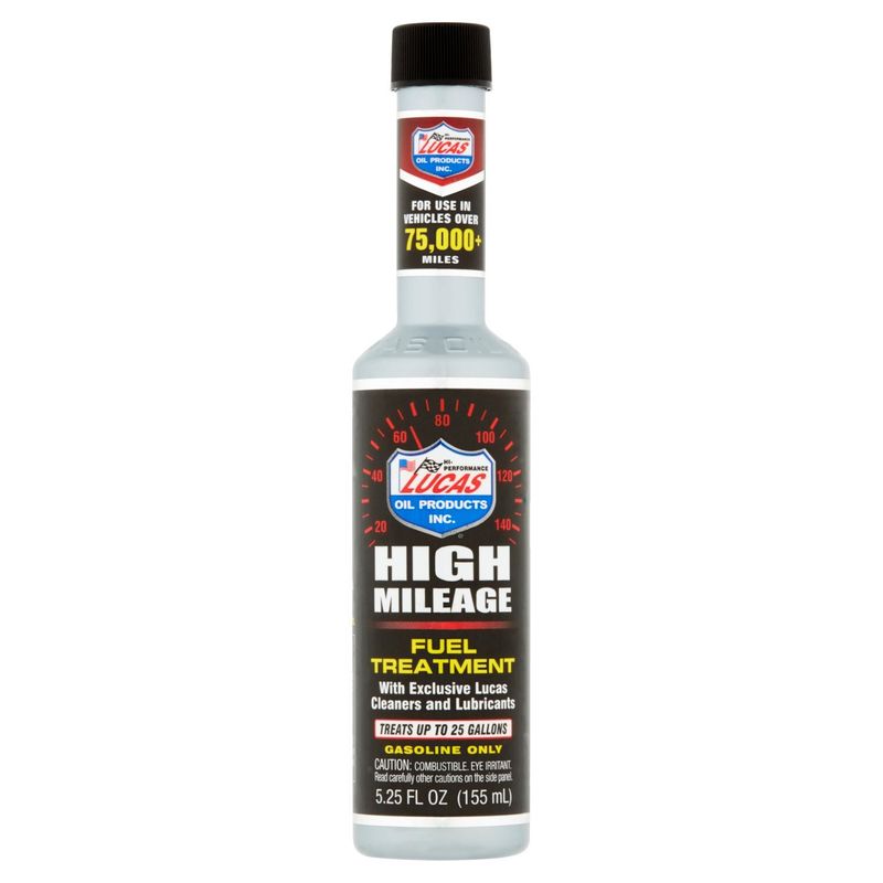 Lucas Oil Products Inc. High Mileage Fuel Treatment, 5.25 fl oz