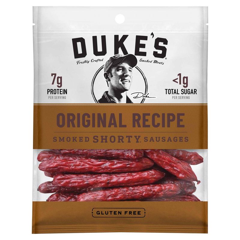 Duke's Original Recipe Smoked Shorty Sausages, 5 oz