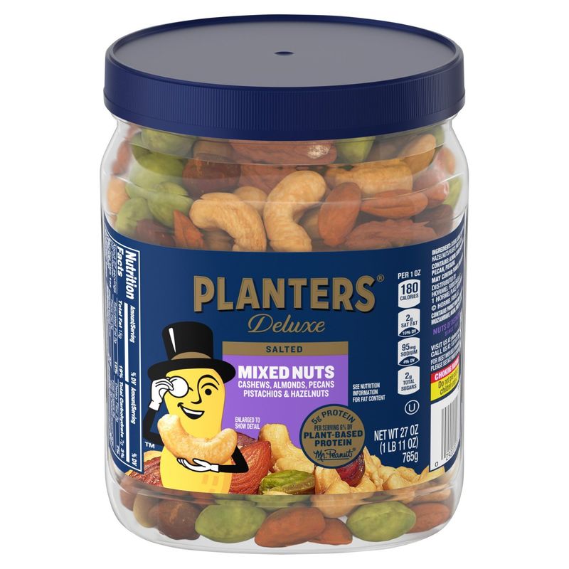 Planters Deluxe Salted Mixed Nuts, 27 oz