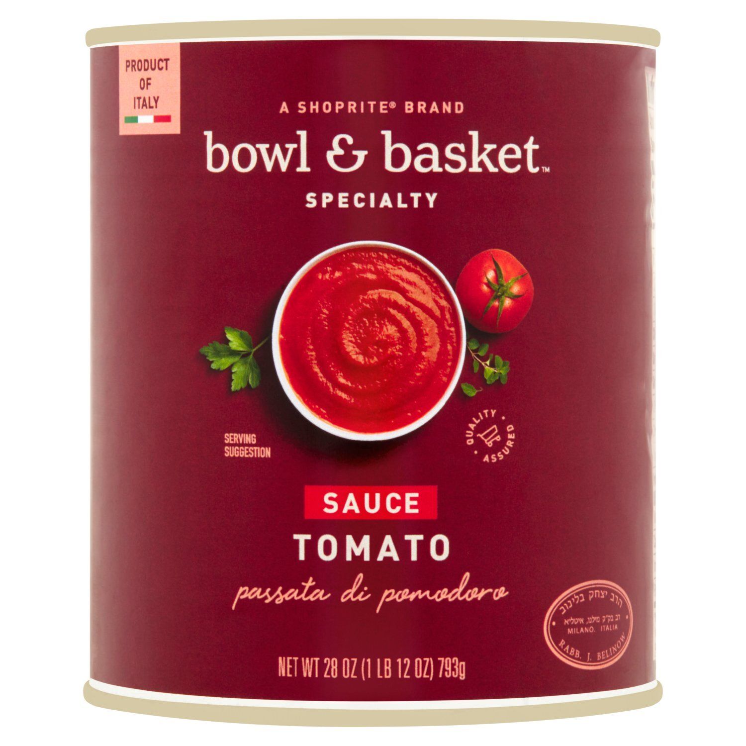 Bowl &amp; Basket Specialty Tomato Sauce, 28 oz