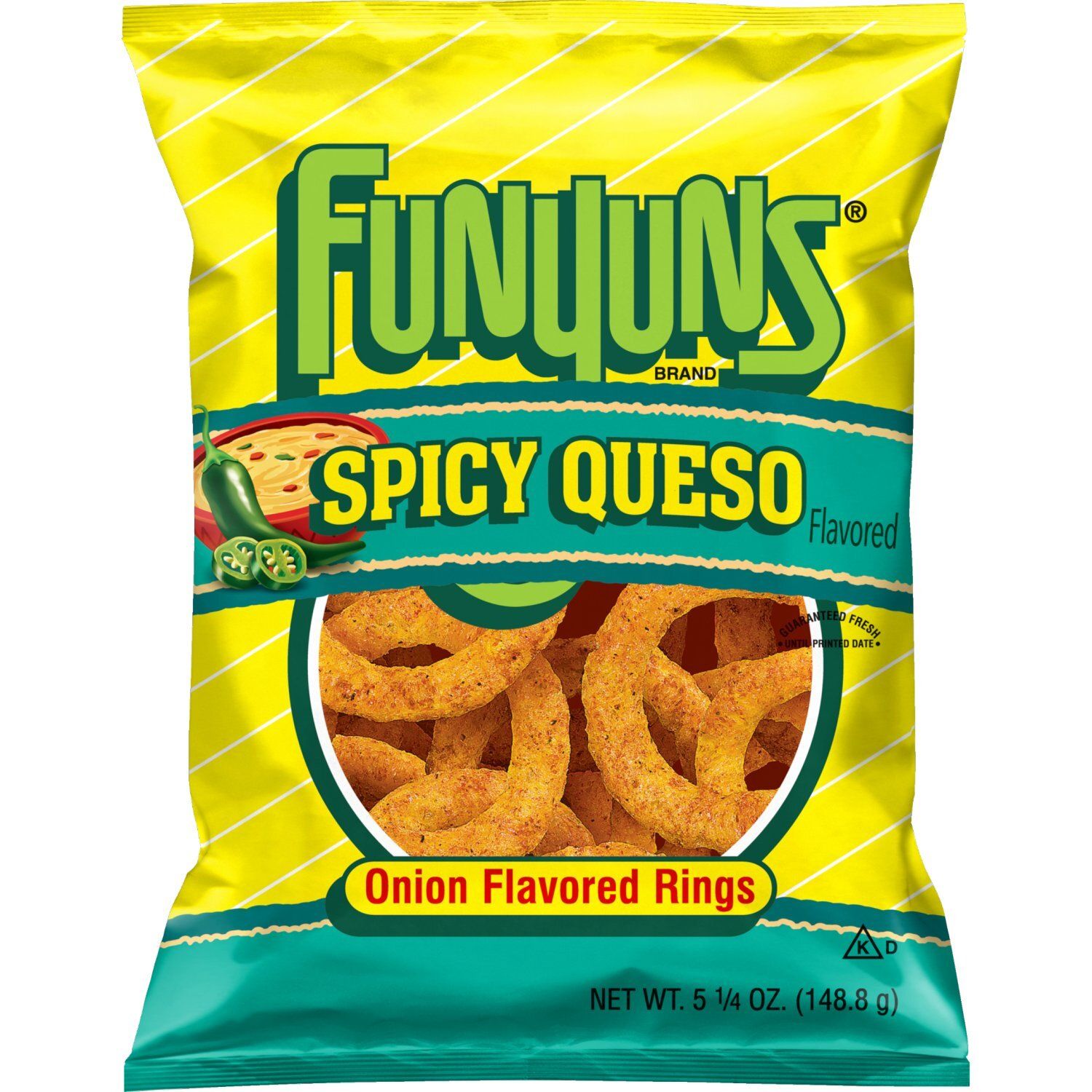 Funyuns Onion Flavored Rings Spicy Queso 5 1/4 Oz