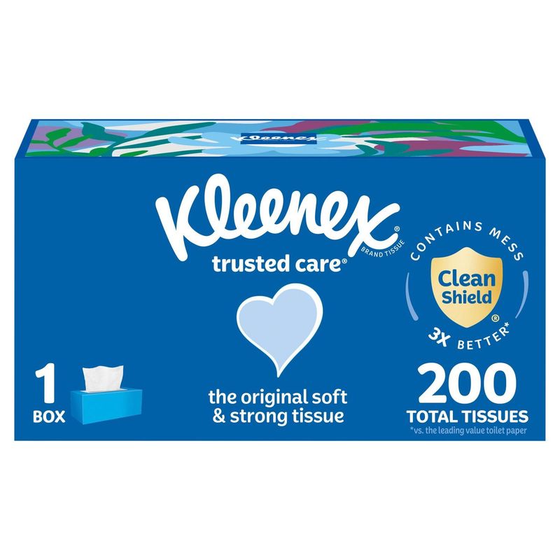 Kleenex Trusted Care Tissues, 2 ply, 200 count