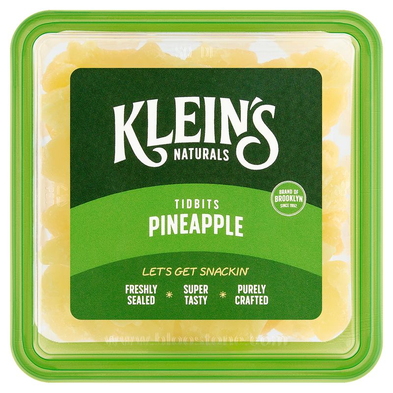 Klein's Naturals Pineapple Tidbits, 8 oz