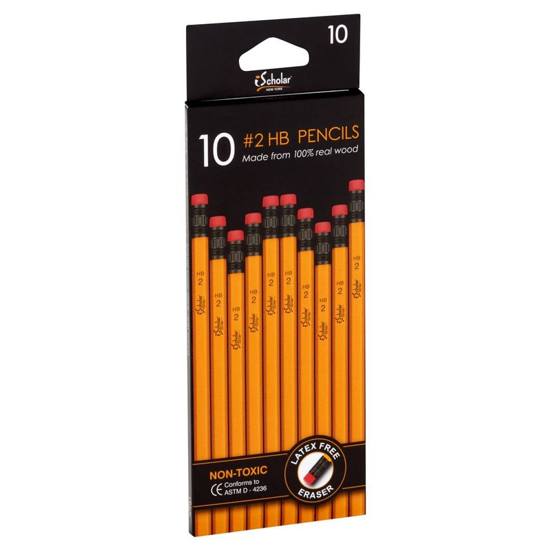 iScholar New York #2 HB Pencils, 10 count