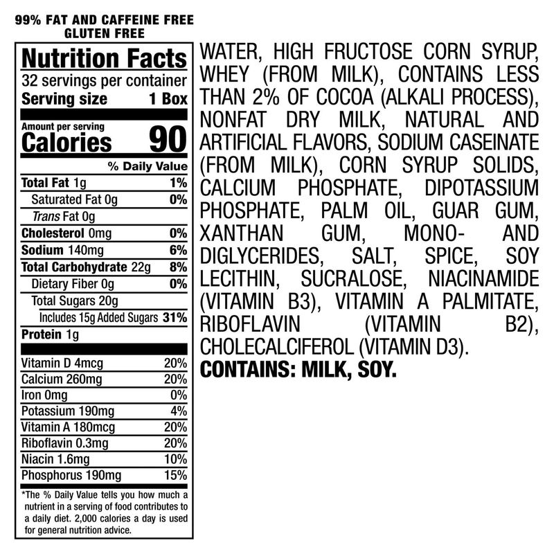 Yoo-Hoo Chocolate Drink Family Pack, 6.5 fl oz, 32 count