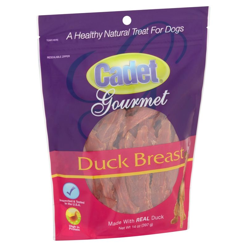 Cadet Gourmet Duck Breast Dog Treats, 14 oz