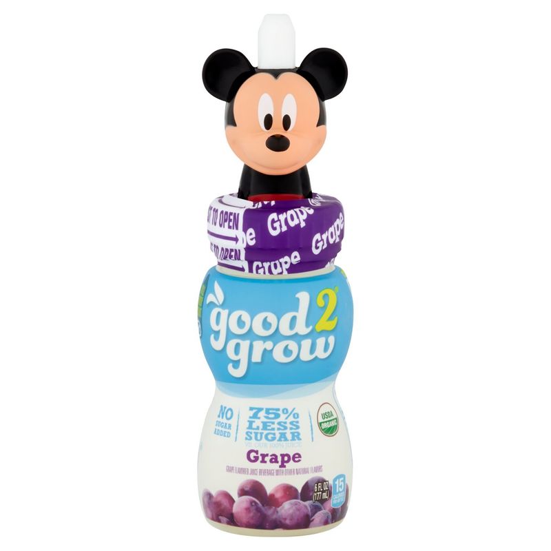 good2grow Organic Low Sugar Grape Juice, 6 fl oz