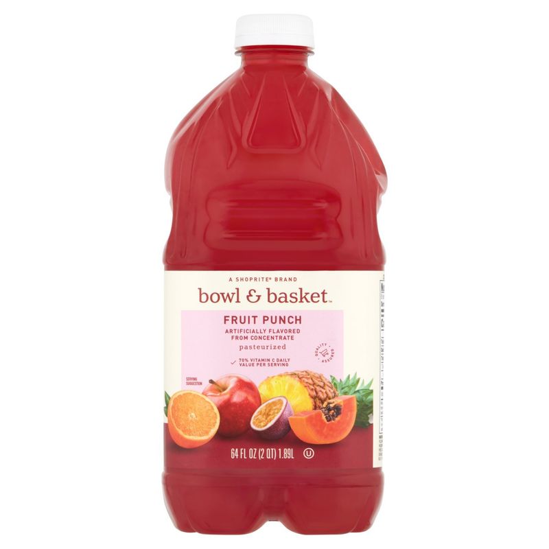 Bowl &amp; Basket Fruit Punch Juice, 64 fl oz