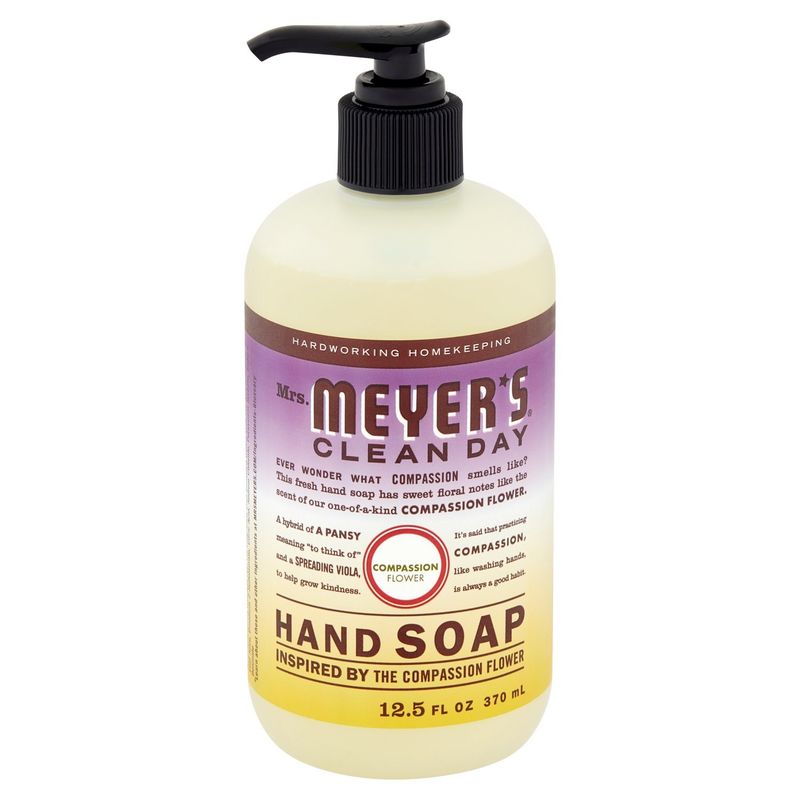 Mrs. Meyer's Clean Day Compassion Flower Hand Soap, 12.5 fl oz