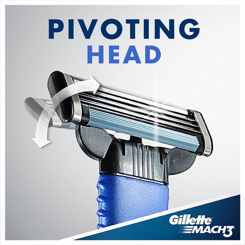 Gillette Mach3 Disposable Razors, 3 count
