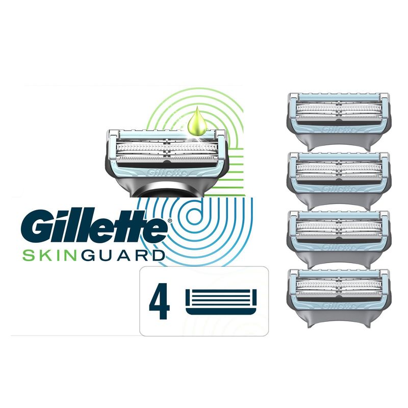 Gillette Skinguard Cartridges, 4 count