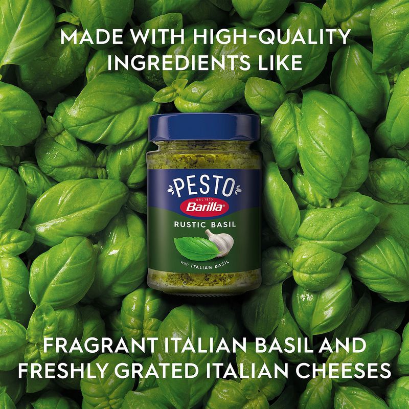 Barilla Rustic with Italian Basil Pesto Sauce, 6.5 oz