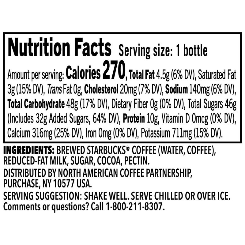 Starbucks Frappuccino Chilled Coffee Drink Mocha 13.7 Fl Oz