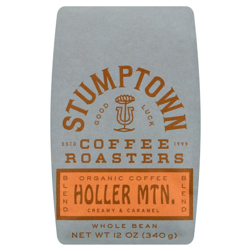 Stumptown Coffee Roasters Organic Holler Mtn. Creamy &amp; Caramel Blend Whole Bean Coffee, 12 oz