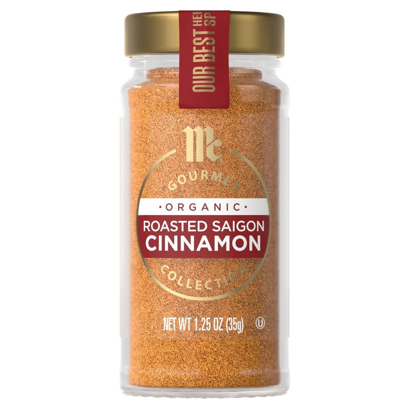 McCormick Gourmet Collection Organic Roasted Saigon Cinnamon, 1.25 oz