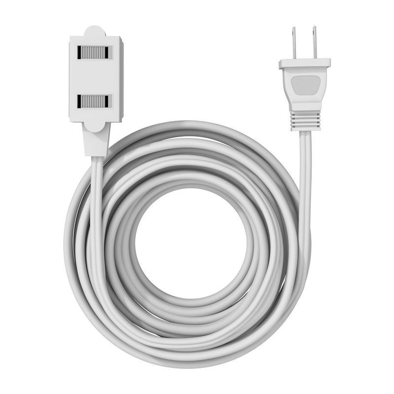 Stanley Cordmax White 15ft 3-Outlet Indoor Extension Cord