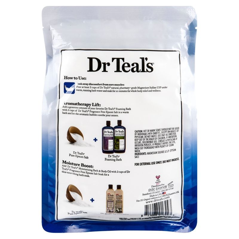 Dr Teal's Pure Epsom Salt Soaking Solution, 4 lbs