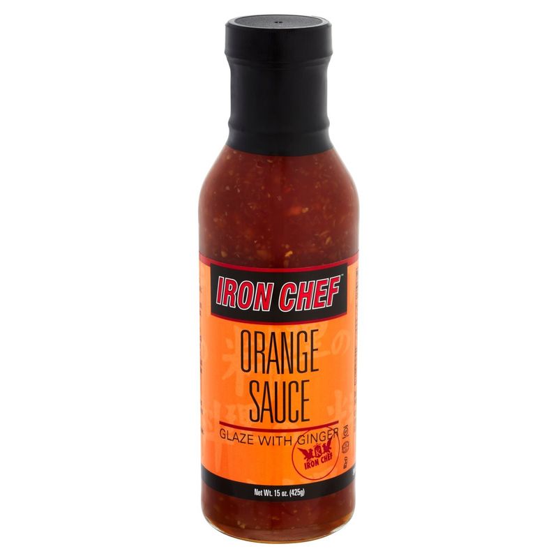 Iron Chef Orange Sauce Glaze with Ginger, 15 oz
