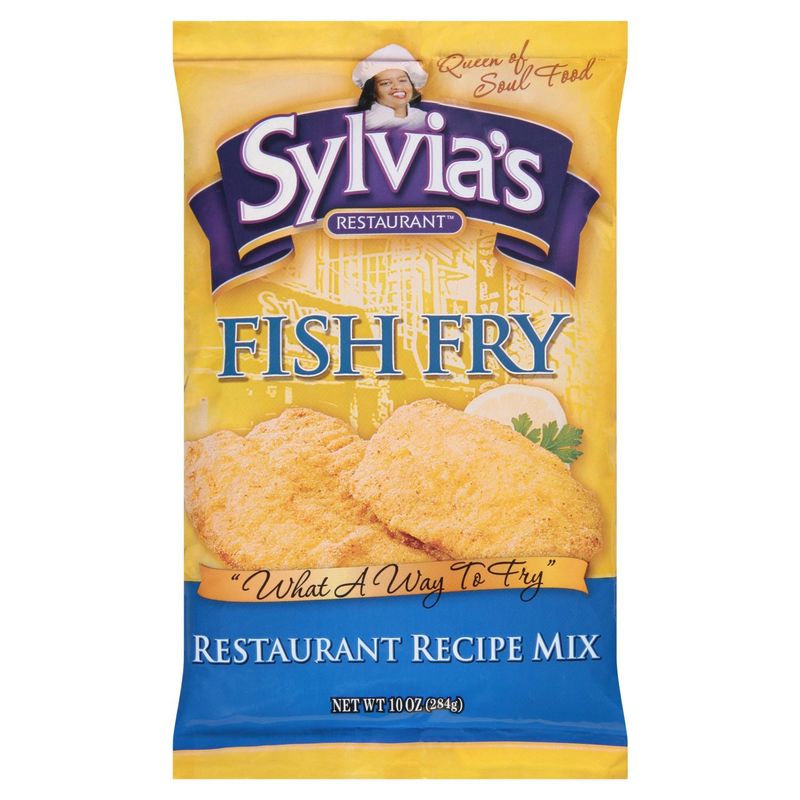 Sylvia's Restaurant Fish Fry Restaurant Recipe Mix, 10 oz